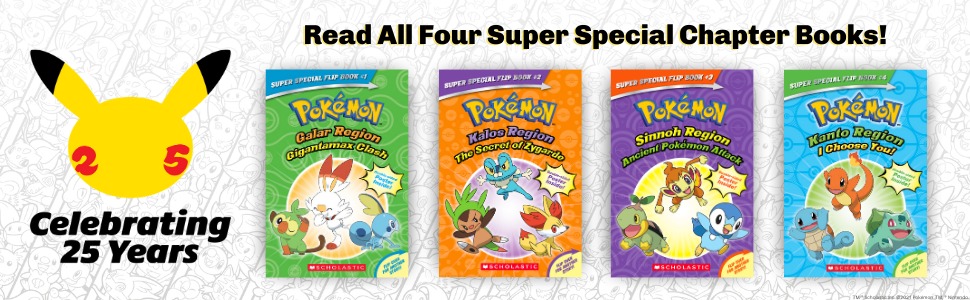 Celebrating 25 years - read all four super special chapter books!