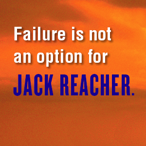 Failure is not an option for Jack Reacher;jack reacher;lee child;new lee child book;books for dad