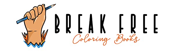 Break Free Coloring Books Logo 