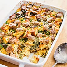 Turkey Sausage Bread Pudding