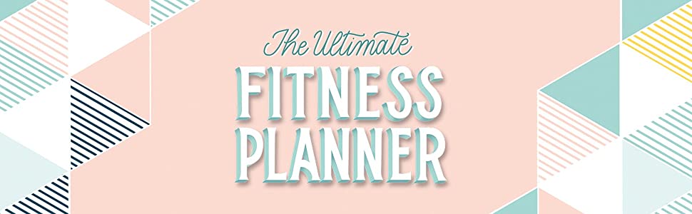 The Ultimate Fitness Planner title centered around graphics